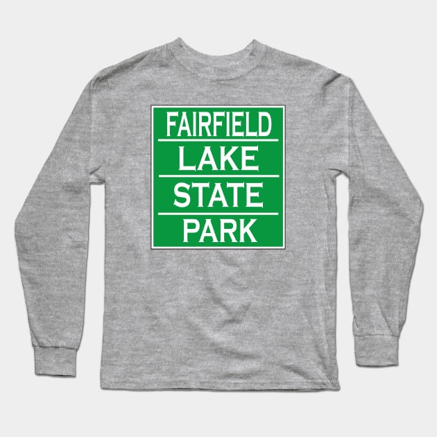 FAIRFIELD LAKE STATE PARK Long Sleeve T-Shirt by Cult Classics